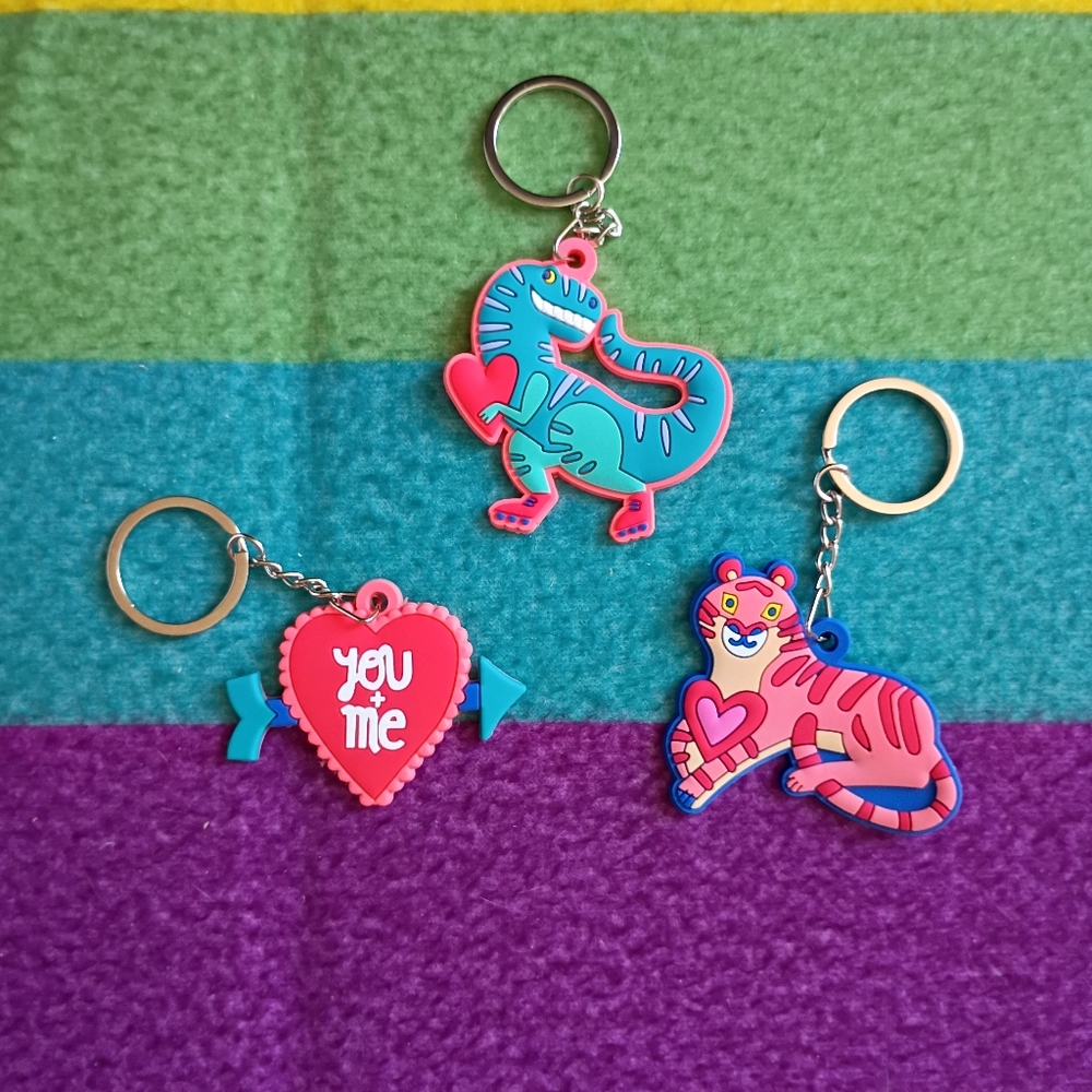3ct Target Valentine's Day Imperfect Keychains